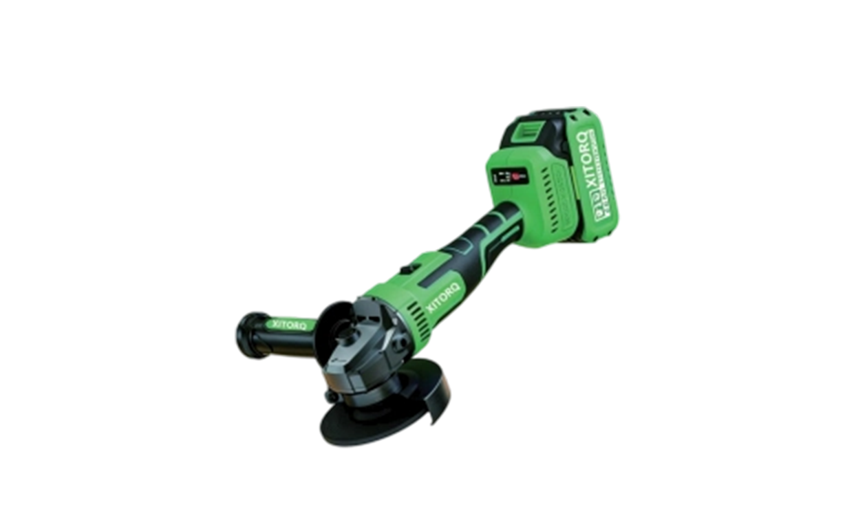 XJ.908 21V Lithium-Ion High-Magnetic Brushless Angle Grinder — Cakera 100mm, Memotong/Mengisar/Menggilap
